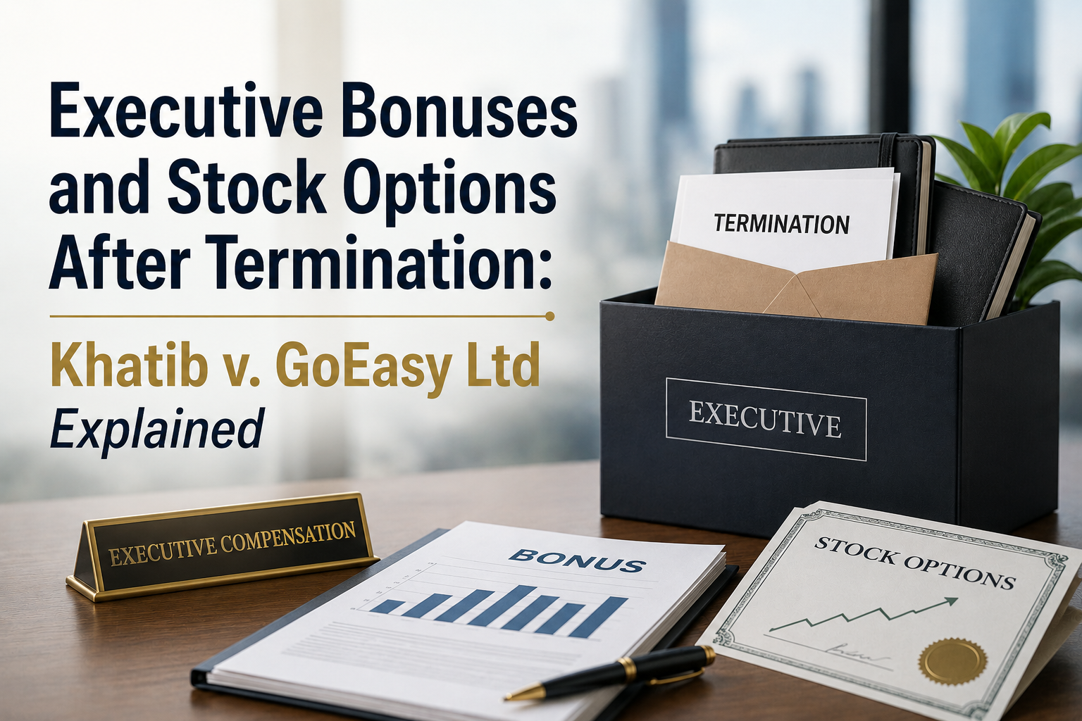 Executive Bonuses and Stock Options After Termination Khatib v. GoEasy Ltd Explained