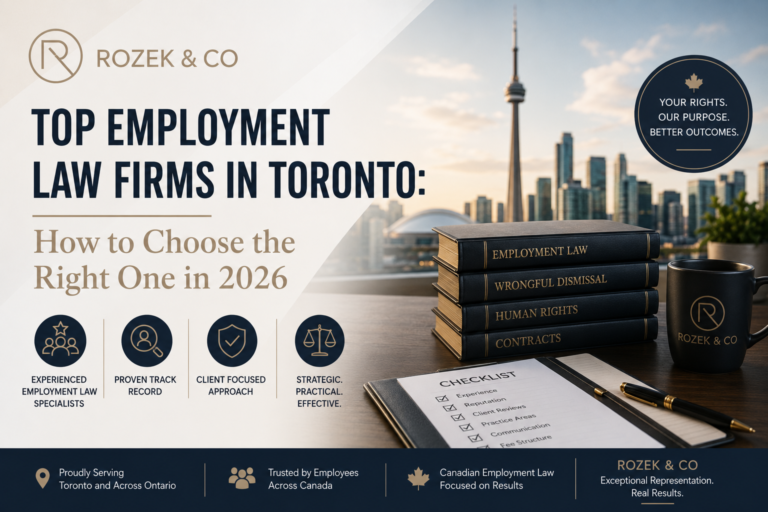 Top Employment Law Firms in Toronto How to Choose the Right One in 2026