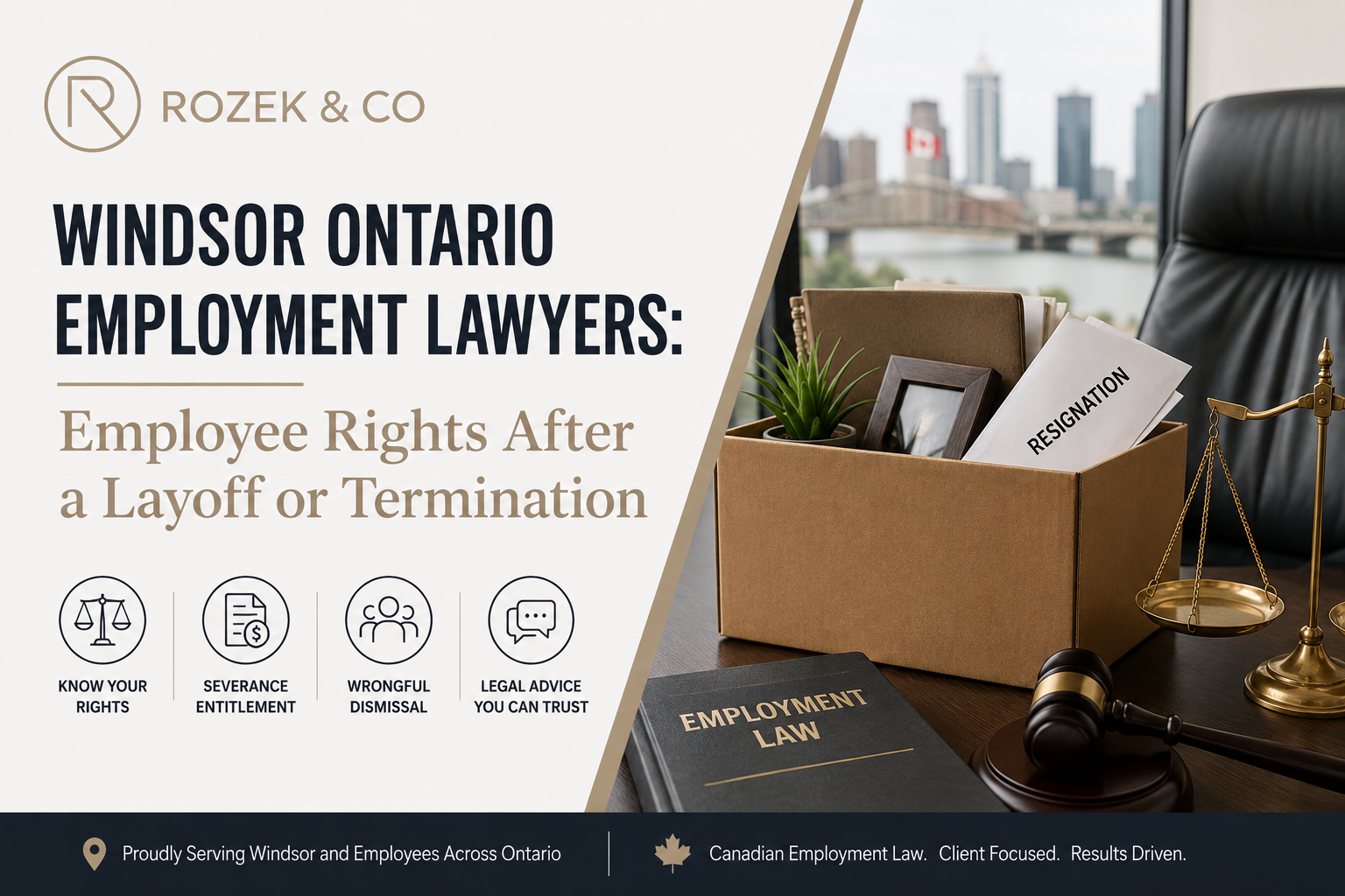 Windsor Ontario Employment Lawyers Employee Rights After a Layoff or Termination