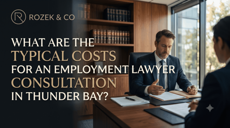 Employment Lawyer Consultation in Thunder Bay