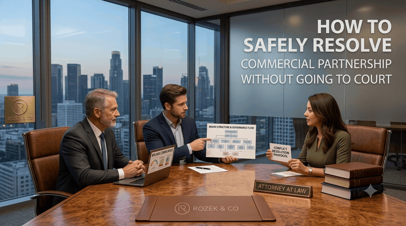 Commercial Partnership Disputes