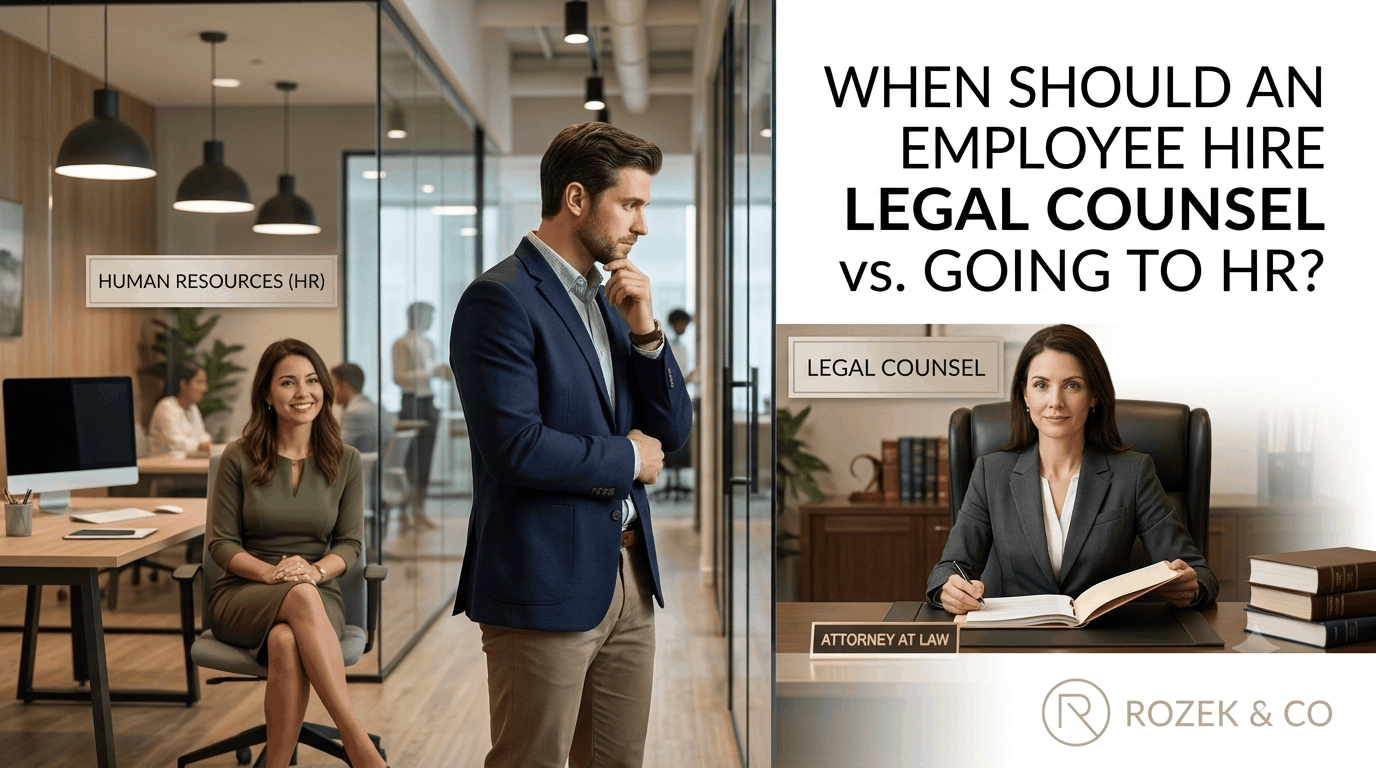 Employee Hire Legal Counsel vs. Going to HR